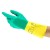 Ansell AlphaTec 87-900 Bi-Colour Chemical-Resistant Rubber Gauntlet Gloves