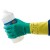 Ansell AlphaTec 87-900 Bi-Colour Chemical-Resistant Rubber Gauntlet Gloves