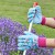 Briers Lightweight Garden Dotty Grips Gardening Gloves with Elasticated Cuffs
