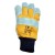 Premium Leather USCCFKL Rigger Handling Gloves with Yellow Drill Backing