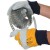 UCi USCCFKL Premium Leather Rigger Handling Gloves with Yellow Drill Backing