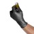 Grippaz Black Semi-Disposable Nitrile Grip Gloves (Pack of 50)
