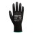 Portwest A123 Black PU Palm Dipped Latex Free Gloves (Pack of 144 Pairs)