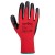 Portwest A310 Red and Black Nitrile Flexo Grip Gloves