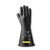 Ansell ActivArmr RIG214B Class 2 Rubber Latex Gloves (Black)