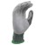 Tornado Aura FF Leather Palm Coated Work Gloves (Grey)