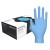 Unigloves Fortified GF001 AntiMicrobial Blue Nitrile Gloves