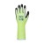 Portwest A632 Vis-Tex Cut-Resistant Long Cuff Gauntlet Gloves (Green/Black)