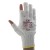 White Partially Fingerless Low-Linting Nylon PVC-Dotted NLNW-D3F Gloves