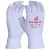 UCi NLNW-3F Partially Fingerless White Low-Linting Nylon Gloves