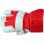 USUR Red Rigger Gloves with Leather Knuckle Protection