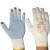 White Full Finger Low-Linting Nylon PVC-Dotted NLNW-D Gloves