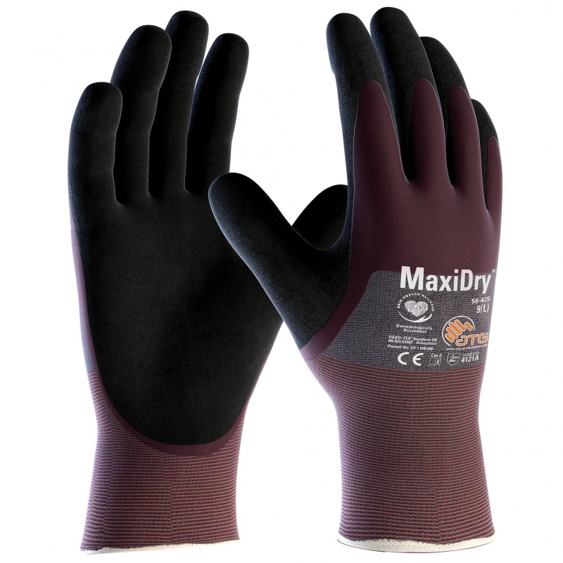 MaxiDry 3/4 Coated Oil Repellent 56-425 Gloves