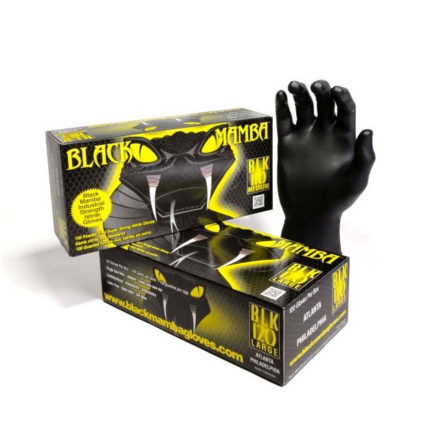 Black Mamba Tough Disposable Nitrile Gloves