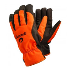 Orange Work Gloves