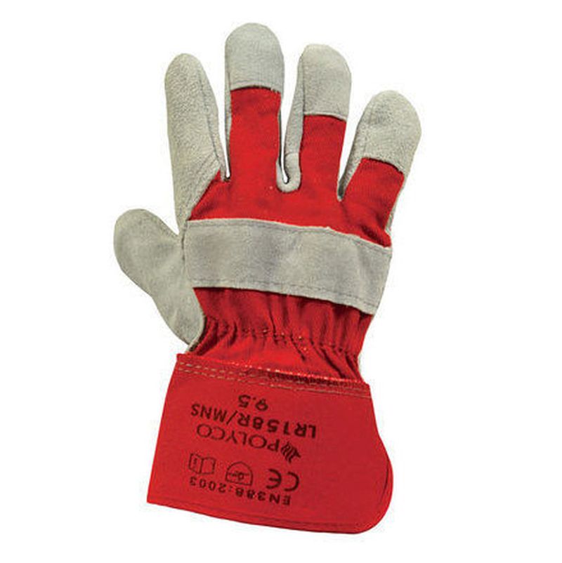 Polyco Premium Chrome Rigger Leather Gloves LR158R