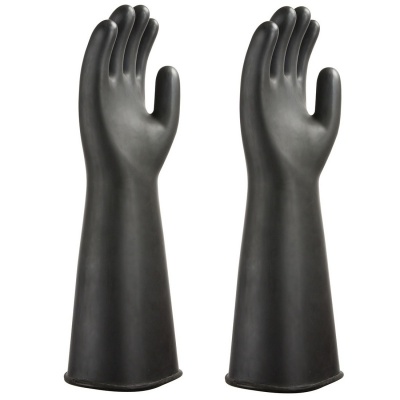 Portwest A802 Heavyweight Gauntlet Gloves (Black)