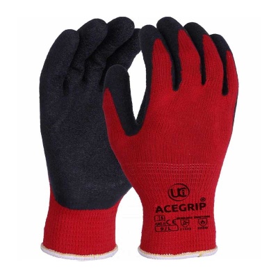 AceGrip Red General Purpose Latex Coated Gloves