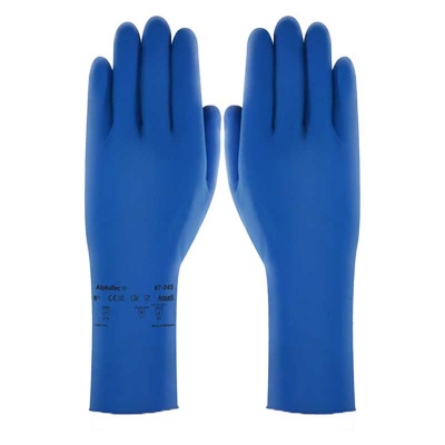 Ansell AlphaTec 87-245 Chemical-Resistant Latex Food Gloves