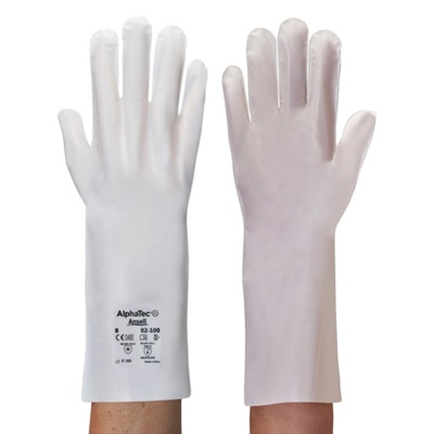 Ansell 02-100 Barrier Five-Layer HPPE Chemical-Resistant Gauntlets