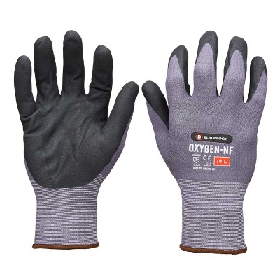 Blackrock BRG101 Oxygen Water-Resistant Nitrile Foam Coated Gloves