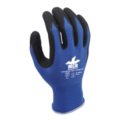 MCR Safety Coolmax GP1006NA Nitrile Air Palm-Coated Work Gloves