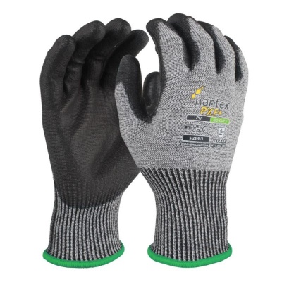 UCi Hantex PXF+ PU-Coated Steel-Reinforcement Level F Cut-Resistant Gloves