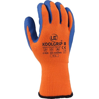 KOOLgrip II Hi-Vis Orange Thermal Grip Gloves