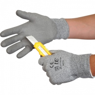 Kutlass Cut Resistant Grey Gloves PU300