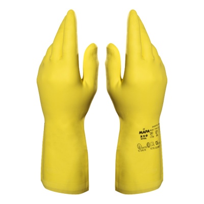 Mapa Vital 210 Chemical-Resistant Utility Grip Gauntlet Gloves