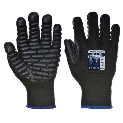 Portwest Anti-Vibration Black Gloves A790