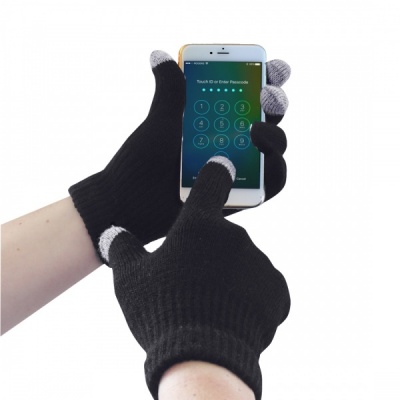 Portwest GL16 Black Touchscreen Knit Gloves