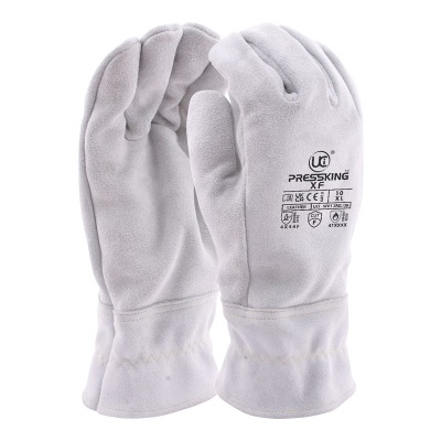 UCi PressKing-XF Heavy-Duty Flame Resistant Leather Gauntlet Gloves