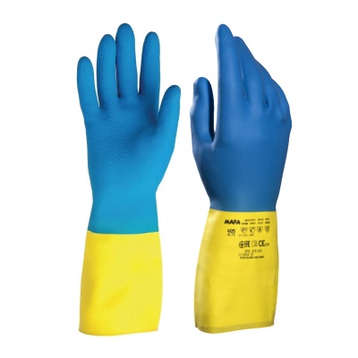 Mapa Alto 405 Grippy Chemical-Resistant Latex Gloves