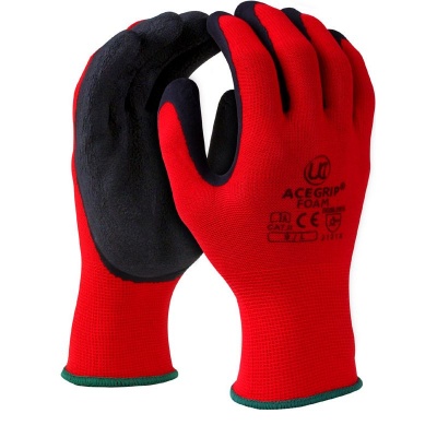 AceGrip Foam Latex Coated Gloves