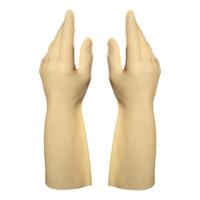 Mapa AdvanTech 517 Latex Chemical-Resistant Laboratory Gloves