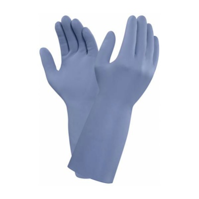Ansell VersaTouch 37-520 Flock-Lined Nitrile Gauntlets