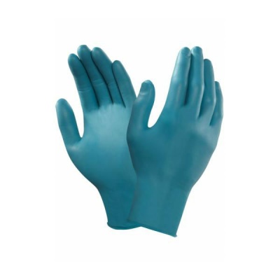 Ansell TouchNTuff 92-500 Disposable Chemical-Resistant Nitrile Gloves
