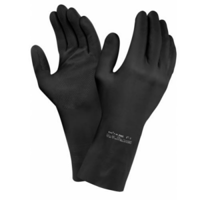Ansell Extra 87-950 Chemical-Resistant Latex Gauntlet Gloves