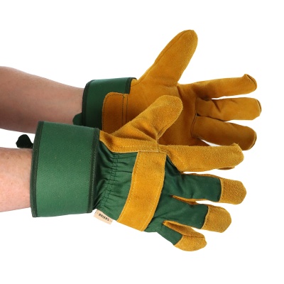 Briers Tuff Riggers Large Leather Rigger Gloves (Twin Pack)