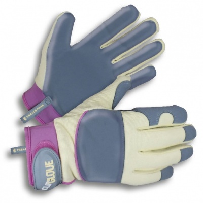 Clip Glove Ladies Leather Palm Soft and Supple Gardening Gloves