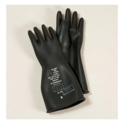 Clydesdale Black Latex Electrician's Insulating Gloves Class 1