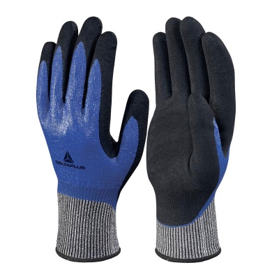 Delta Plus Double Nitrile Coated Oil Resistant Venicut VECUT54BL Gloves