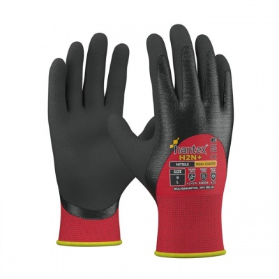 Hantex H2N+ Dual-Coated Nitrile Heat and Cold Resistant Work Gloves