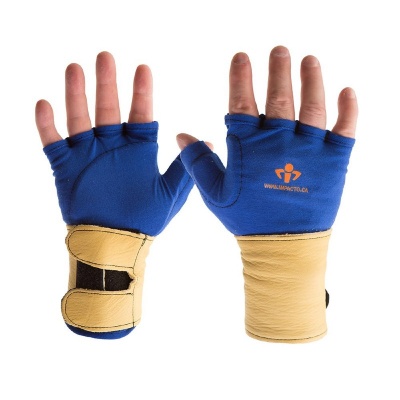 Impacto 714-20 Blue Anti-Vibration Glove Liners with Wrist Supports