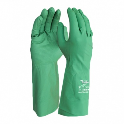 Juba  H624NT Nature 0.2mm Green Biodegradable Nitrile Safety Gloves