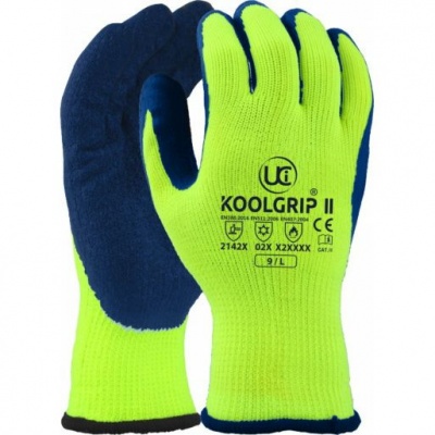 KOOLgrip II Hi-Vis Yellow Thermal Grip Gloves