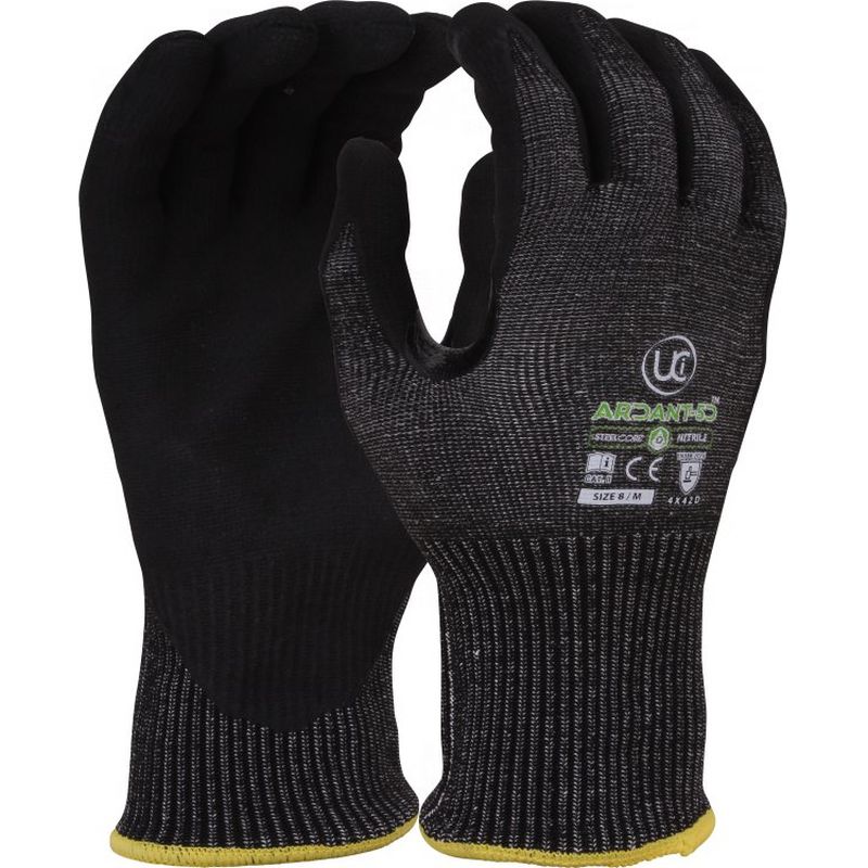 UCi Ardant5D Microfoam PalmCoated CutResistant Gloves