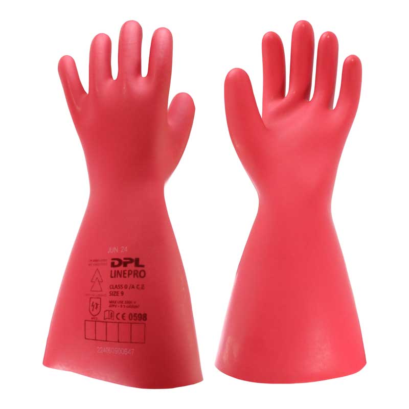 LinePro Class 0 Latex Electrical Safety Gloves 1000V