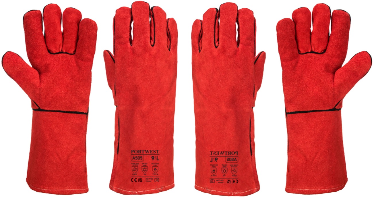 Portwest A505 Gloves are design with welders in mind Welders design